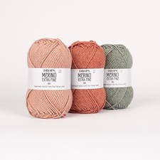 Merino Wool DK yarn - Knitting Crochet Squishy DROPS EXTRA FINE MERINO