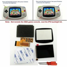 10 Level Brightness GBA V2 IPS LCD Kit Backlight Game Boy Advance 101 USA 
