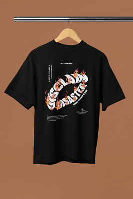 Flame Disaster - Bold Graphic T-Shirt