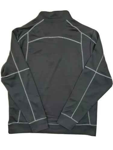 Men's Large Clique Golf Club Black  1/4 Zip Softshell Pullover Jacket - Afbeelding 5 van 12