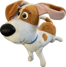 The Secret Life Of Pets Max Dog Plush 10 inch  Stuffed Animal Blue Collar A10