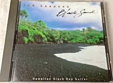 Black Sand by Ledward Kaapana, CD 2011, 13 Songs, 56 Minutes