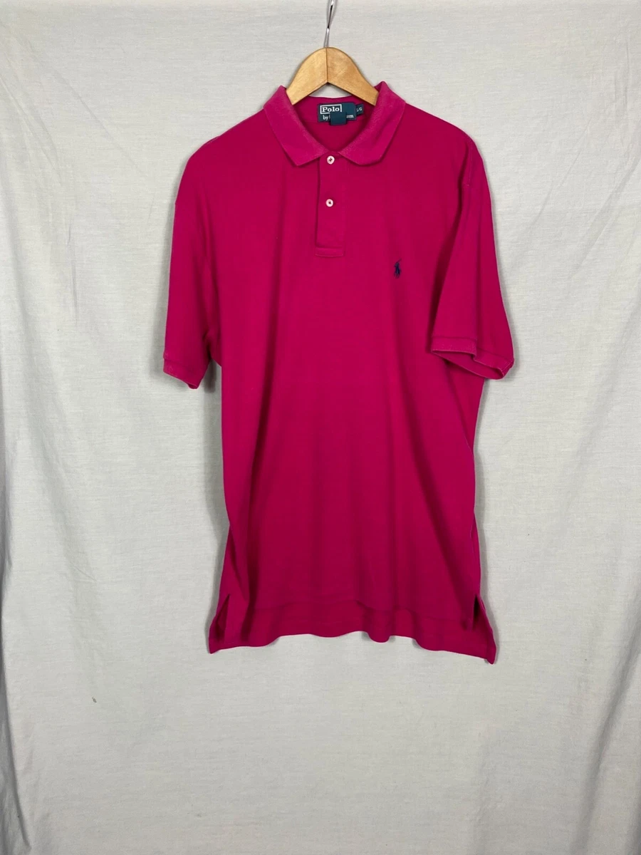 Bright pink 2025 polo shirt
