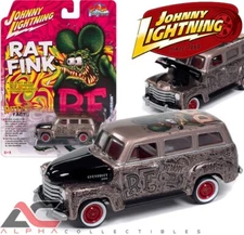 JOHNNY LIGHTNING JLSP369 1:64 1950 CHEVROLET SUBURBAN "RAT FINK" (BRONZE)