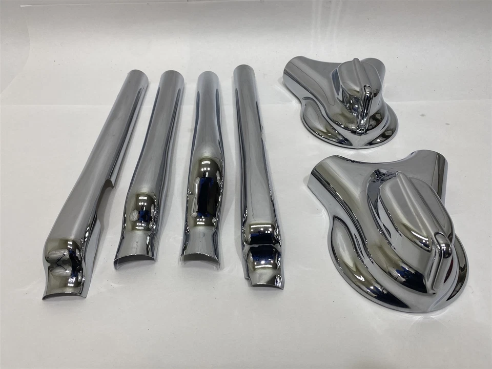  Cubiertas de eje trasero Harley-Davidson 08 FLSTF Fatboy Phantom cromadas Foto 4 de 4