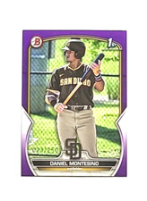 2023 Bowman Prospects Purple /250 Daniel Montesino 1st (PADRES) !