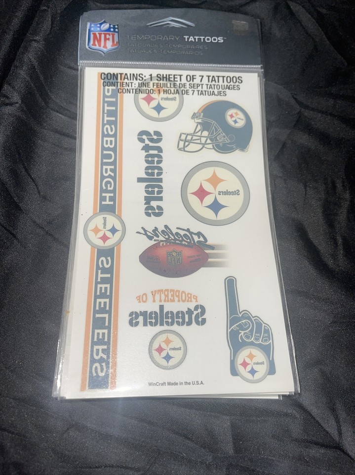 Pittsburgh Steelers Temporary Tattoos | eBay