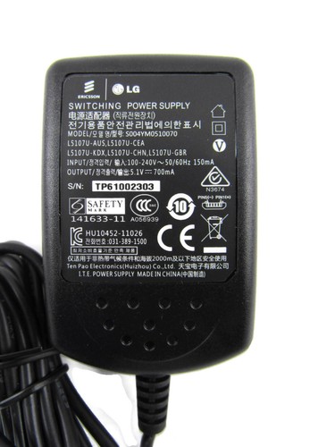 LG S004YM0510070 Schaltnetzteil Eingang 100-240V Ausgang 5,1V 700mA Neu - Bild 2 von 11