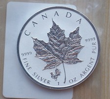 Maple Leaf - 1 Unze - Silber - 2017 - Privy Mark - Hahn/Rooster