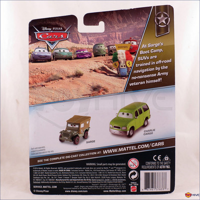 Disney Pixar Cars Charlie Cargo Sarge's Boot Camp #2 Deluxe