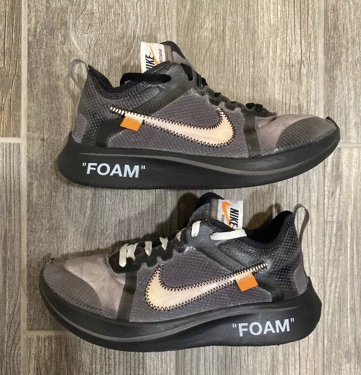 Size 6.5 - Nike Zoom Fly SP x OFF-WHITE Black 2018