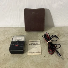 Vintage Micronta 1000 Ohms/Volts Multitester  #22-4030 With Case For Parts