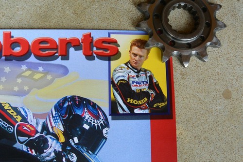 Kurtis Robert Team Honda Shop Sign Street Bike Ride In Red Advertisement 1262 Z5 - Picture 2 of 7
