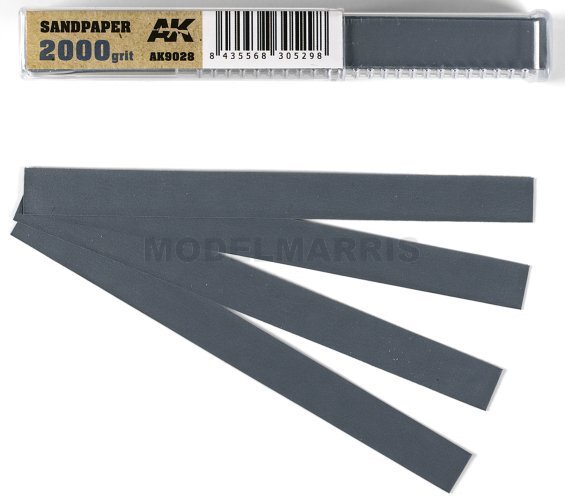 AK AK-9028 Wet Sandpaper 2000 grit x 50 units