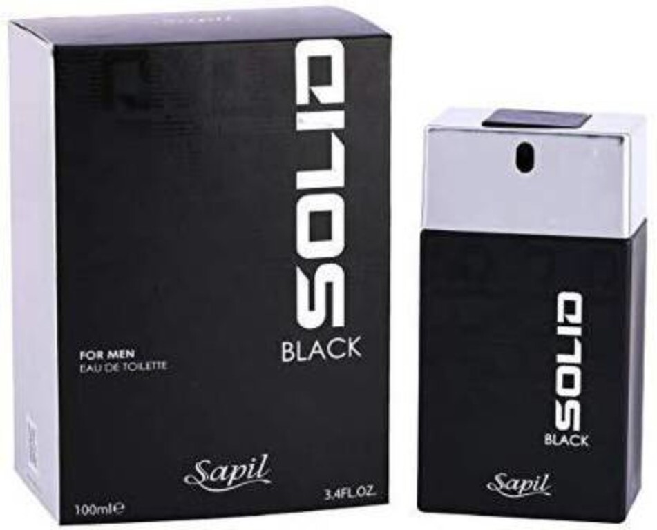 Sapil SOLID BLACK FOR MEN Eau de Toilette 100 ml (For Men) UK