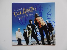 Del Amitri autographs signed CD booklet "The Best of Del Amitri Hatful of Rain"