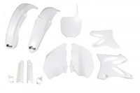 Kunststoff Verkleidung Kit Full Yamaha YZ 125 - 250 2002 - 2004 Weiß Ufo Plast