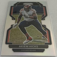 2021 Panini Prizm Football Akiem Hicks Chicago Bears Silver Prizm #162