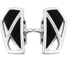 FATECIM Motorcycle Foot Pegs Pedals Rests For Harley Dyna Road Glide Touring NEW