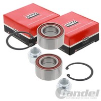 2X Mapco RADLAGER-SATZ Vorne Hinten Passend FüR CitroËN AX Saxo Peugeot 106 | 26