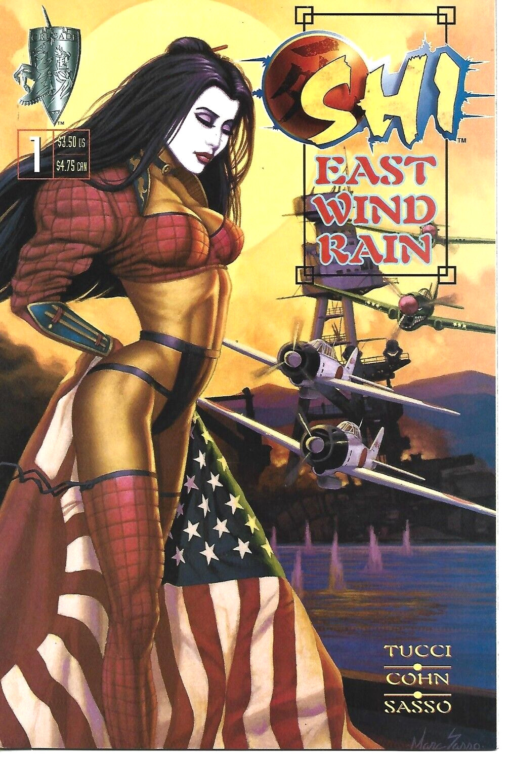 SHI EAST WIND RAIN #1 CRUSADE 1997 BAGGED AND BOARDED