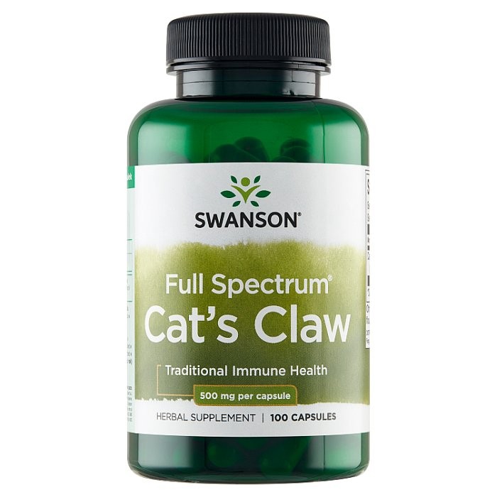 Swanson Cats Claw Immune 500Mg Capsules - 100 Capsules - Image 2