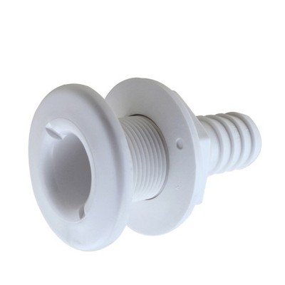 Marine Boats ABS Plastic Thru Hull Fitting Connectors Boats Drain Bilge Pump