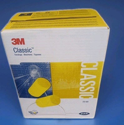 200x 3M 310-1001 Ear Classic Disposable Foam Ear Plugs (200 Pairs/Box)