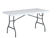 [Hot Sale] Cosco 6 Foot Premium Folding Table, White Speckle FREESHIPPING