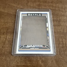 Topps 2006 Alex Gordon #297 KC Royals MLB Card Cut Version Very Rare