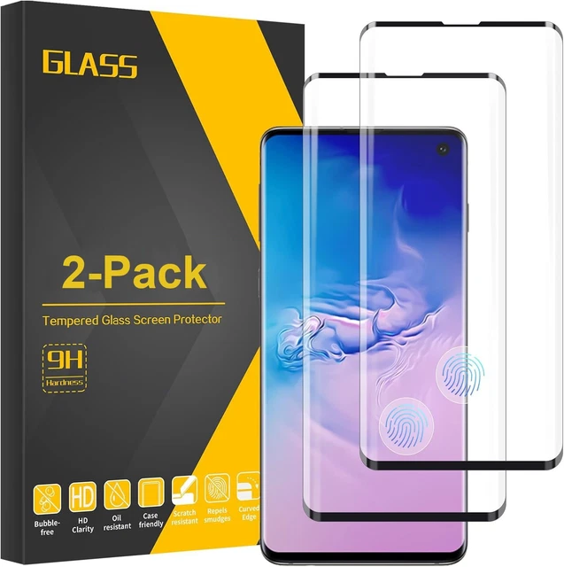 2-Pack HD Tempered Glass Screen Protector For Samsung Galaxy S10 S10e S10 Plus