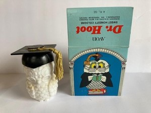 Vtg 70's Avon Dr. Hoot  Owl With Box