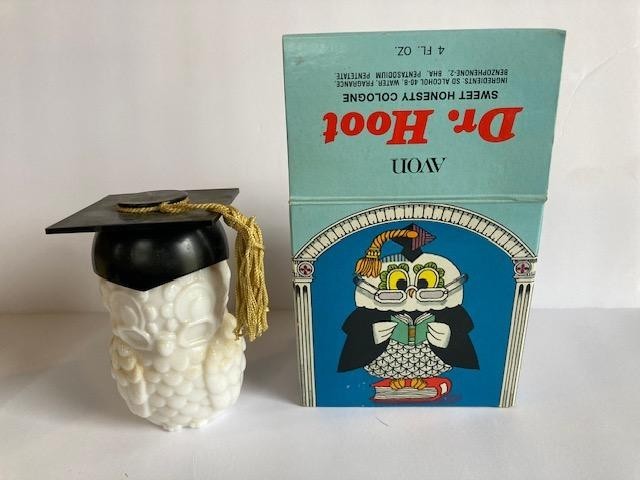 Vtg 70's Avon Dr. Hoot  Owl With Box