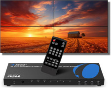 4K Video Wall Controller for Multi-Screen Display with HDMI and USB-C Inputs, 4K