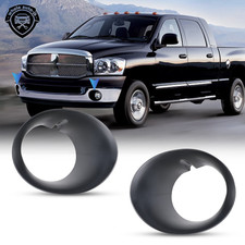For 2002-2008 Dodge Ram 150025003500 Bumper Fog Light Black Bezel Trim Covers For 2002-2008 Dodge Ram 150025003500 Bumper Fog Light Black Bezel Trim Covers