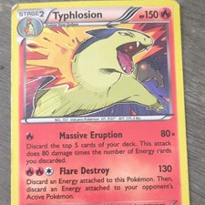 Pokémon Typhlosion 20/162 Breakthrough Holo Rare Stage 2 150 HP English