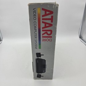 Atari CX2600A w Vader Box Manuals Registration 2x Joystick Controllers Bundle