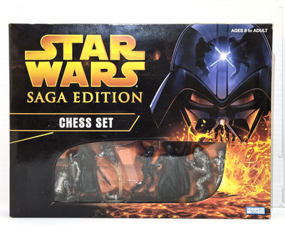 Star Wars Saga Edition Chess Set 2004 NEW IN BOX Parker Bros Collector Game Set