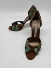 Pre-Owned Manolo Blahnik Brown Size 37 Pump Heels