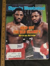 June 1st 1981 Marvis and Joe Frazier boxers Sports Illustrated magazine.
