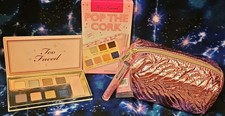 Too Faced Pop The Cork Palette Lip Plumper LIMITED ED MAKEUP SET NIB BONUS