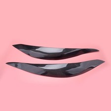 Carbon Fiber Headlight Eyebrow Eyelid Cover Fit For Subaru Impreza 2015-2020