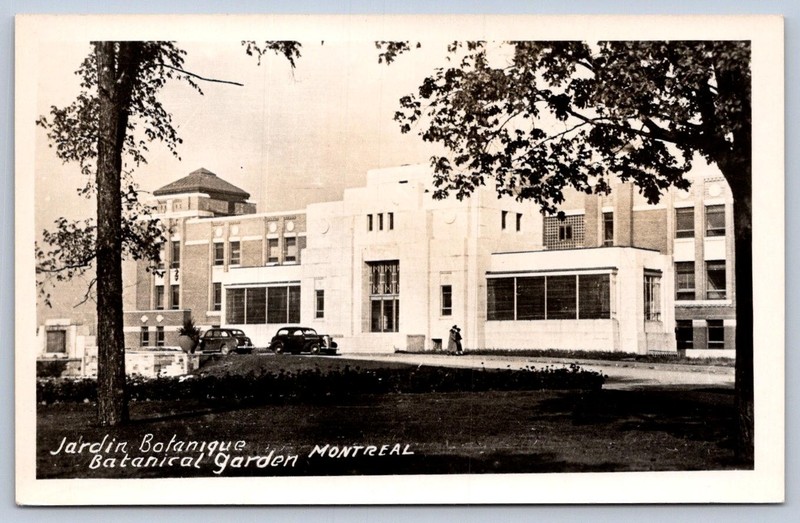 K64/ Montreal Quebec Canada RPPC Postcard c1940s Jardin Botanique 118