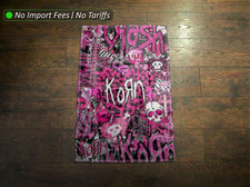 Korn Heavy Metal Rock Band Flag Tapestry CD Album Fan Art |Grommets | No Tariffs
