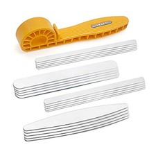 OWDEN 21 Pcs Aluminum Bracelet Blanks set 4 Sizes Jewelry Stamping Working.