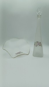 Creazioni Silvestri Arte Murano - Crystal 2 Piece Art Glass Vanity Set