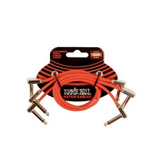 Guitar Patch Cable Ernie Ball 12" Flat Ribbon, RED X3 Cable Offer 100% Genuine