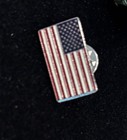 Vintage USA Lapel Pin set  American Flag Map Outline Patriotic Red White Blue — photo 2