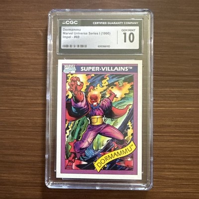1990 IMPEL MARVEL UNIVERSE #69 DORMAMMU CGC 10 Not PSA - POP 2