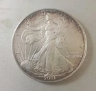 2001 Silver Eagle .9999 Silver #1